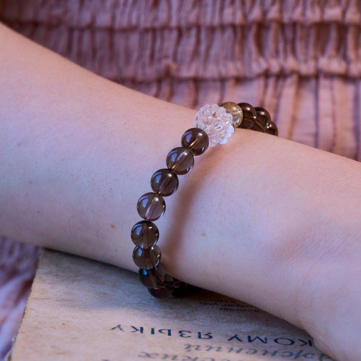 Eternal Embers: The Smoky Quartz Bracelet