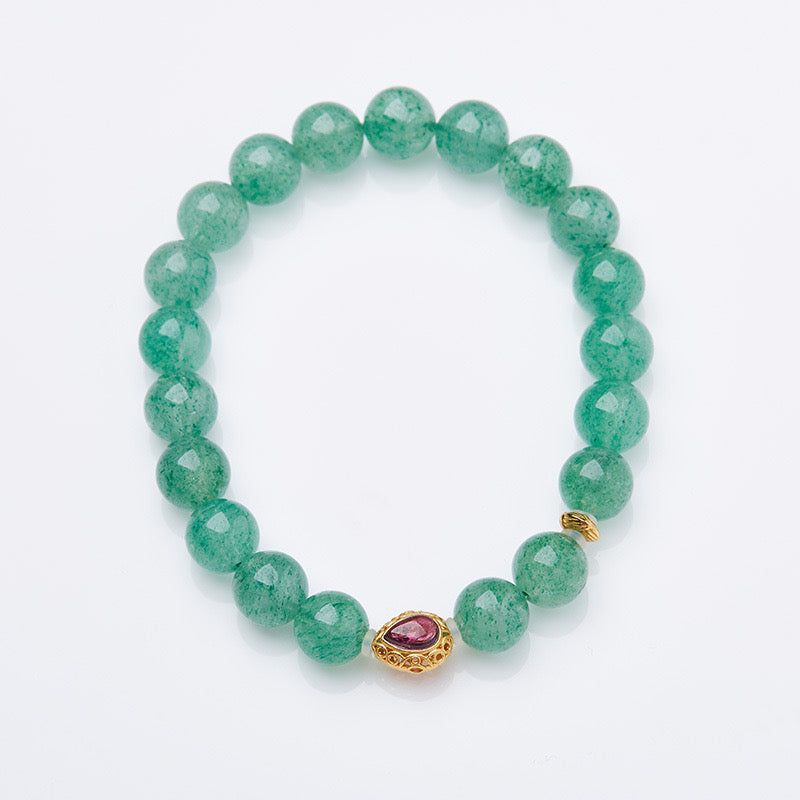 Eternal Spring: The Prehnite Grapestone Bracelet