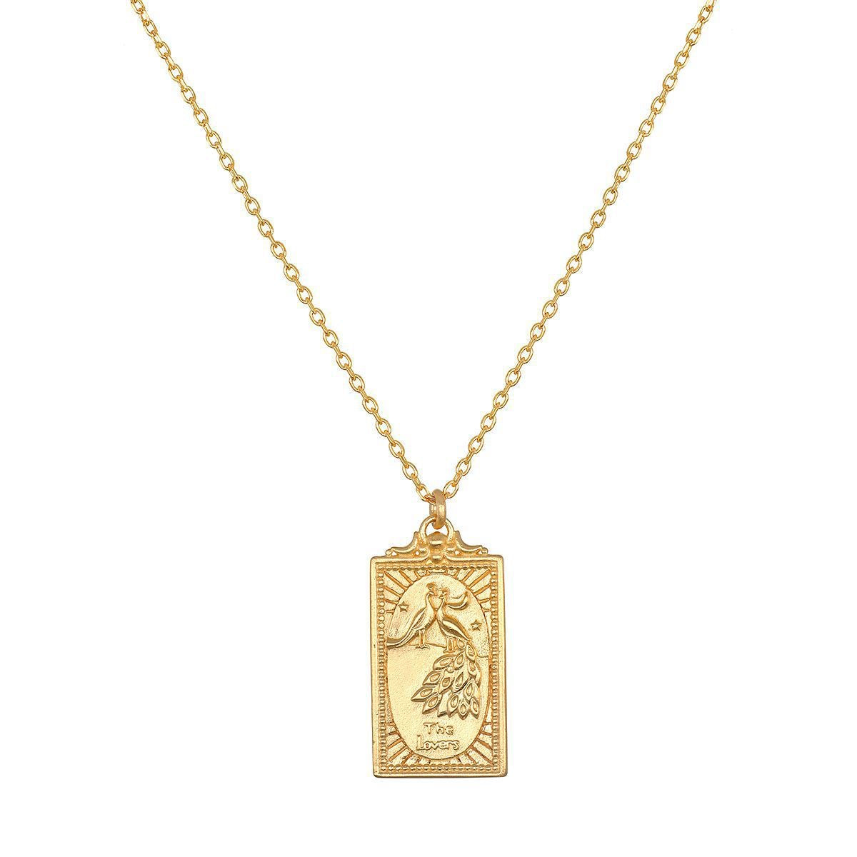 K18 Gold-Plated Charm Necklace Series