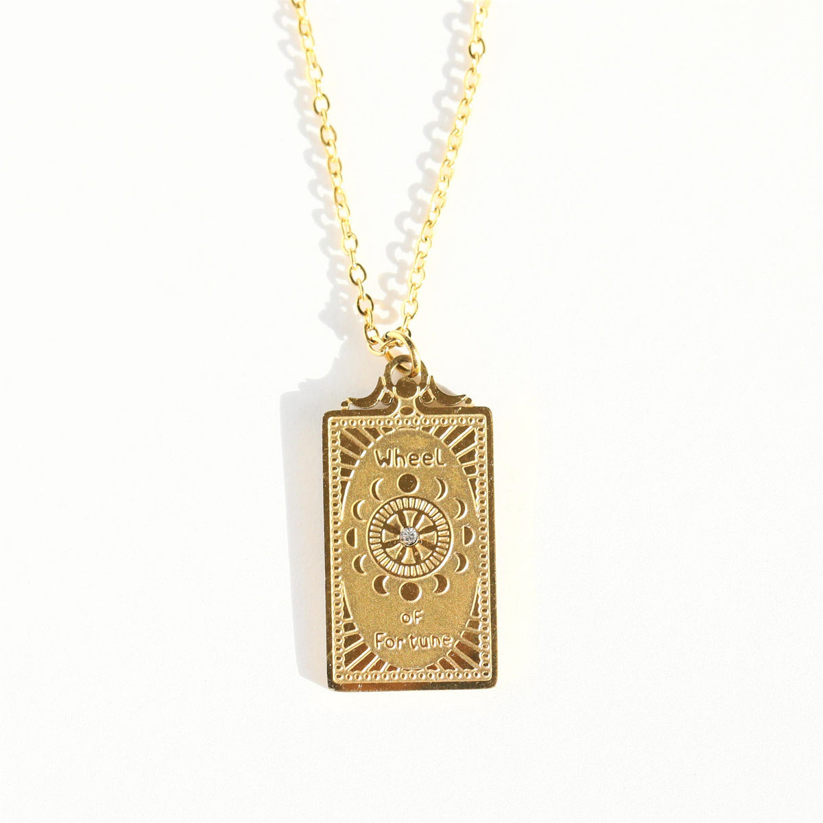 K18 Gold-Plated Charm Necklace Series