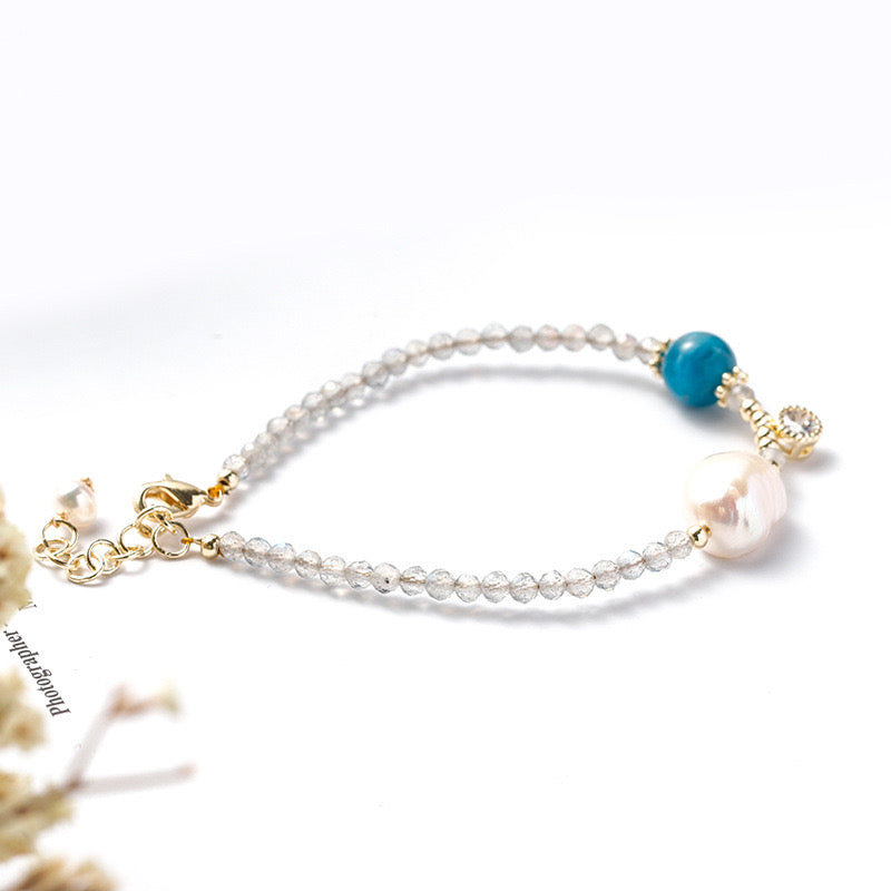 Lunar Whispers Moonstone Bracelet