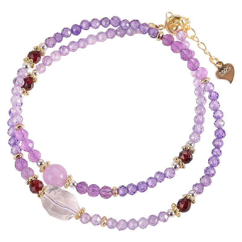 Ethereal Wisdom Amethyst Bracelet