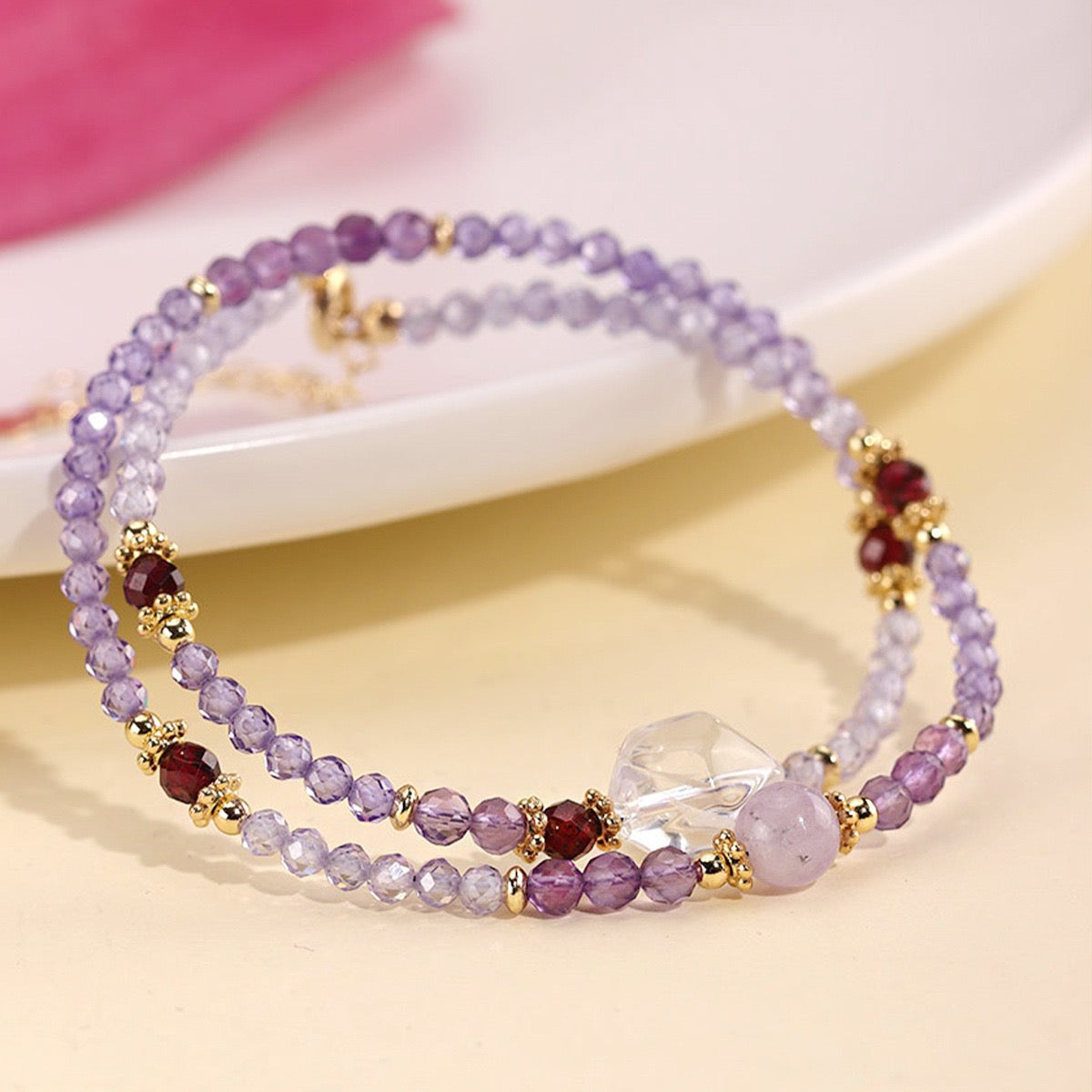 Ethereal Wisdom Amethyst Bracelet